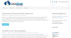 Desktop Screenshot of dbaduck.com