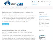 Tablet Screenshot of dbaduck.com
